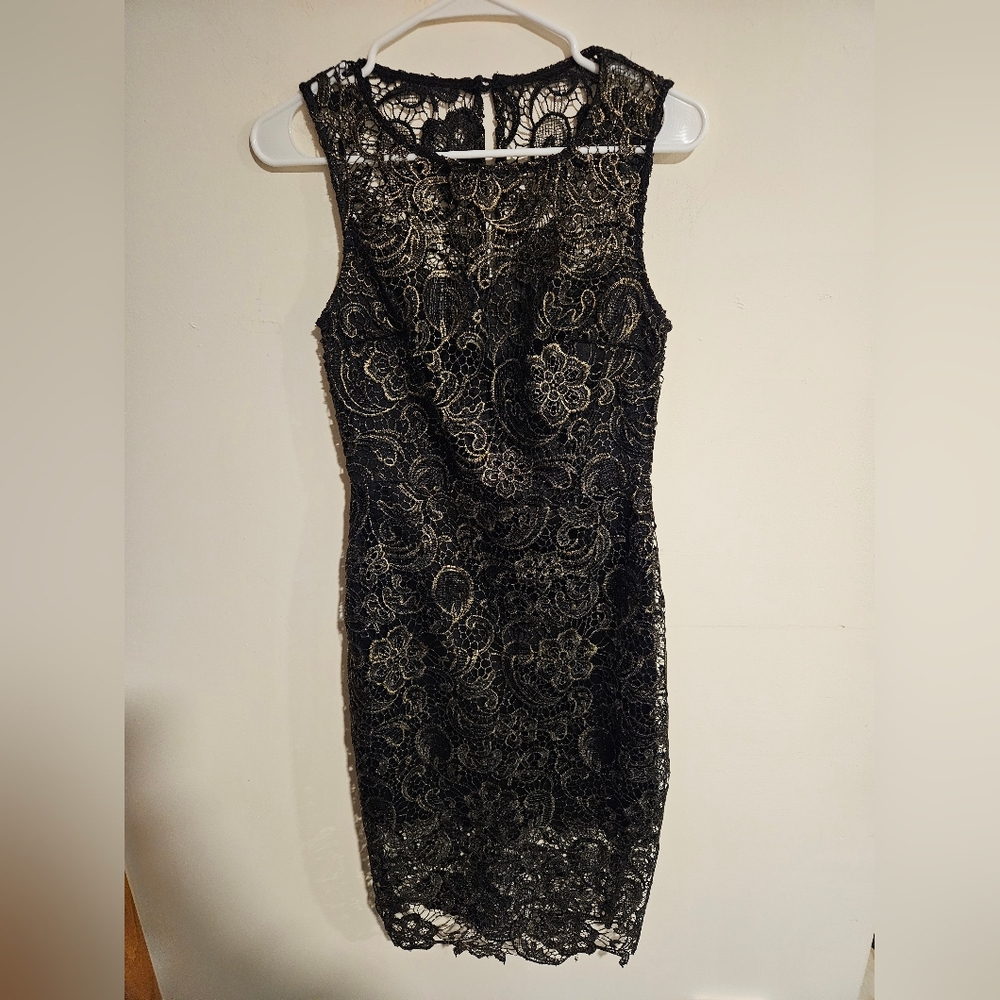 Black and Gold Dress